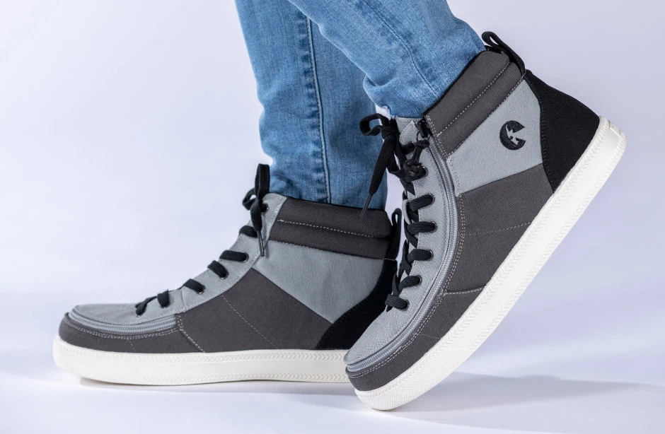 Grey Colorblock BILLY Street High Tops 8 Grey Colorblock BILLY Street High Tops - Image 6