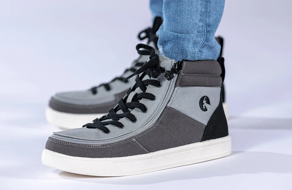 Grey Colorblock BILLY Street High Tops 9 Grey Colorblock BILLY Street High Tops - Image 7