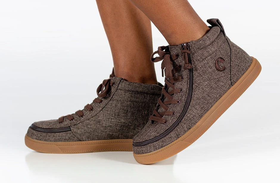 Brown Jersey BILLY Street High Tops 11 Brown Jersey BILLY Street High Tops - Image 9