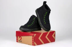 FINAL SALE - Black/Green Speckle BILLY Classic Lace High Tops -Billy BK22100 002 studio 3 940x614 5f9c097c 5ec1 4621 83b2 450a0832b1f3
