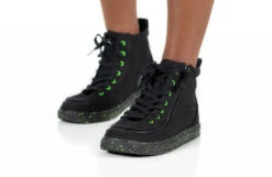 FINAL SALE - Black/Green Speckle BILLY Classic Lace High Tops -Billy BK22100 002 studio standing 2 940x614 9b6c7f84 a0d8 4857 a067 af4b3fe706b6