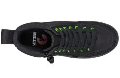 FINAL SALE - Black/Green Speckle BILLY Classic Lace High Tops -Billy BK22100 002 top 940x614 de247b04 7121 4c3d 984c d88a279efd34