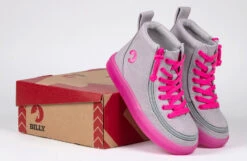 FINAL SALE - Grey/Pink BILLY Classic Lace High Tops -Billy BK22100 050 studio 2 940x614 e786d9be fe3c 4b1a b73c 387f4e648994