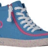 FINAL SALE - Blue/Pink Speckle BILLY Classic Lace High Tops -Billy BK22100 420 45 lateral 940x614 61fd800e 9328 4098 9389 559fa525be7a