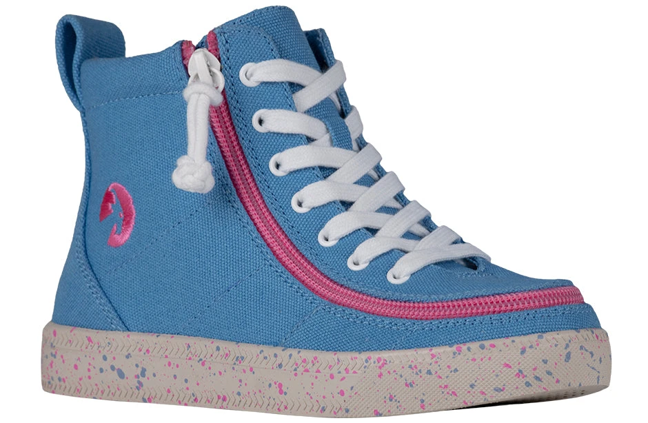 FINAL SALE - Blue/Pink Speckle BILLY Classic Lace High Tops 3 FINAL SALE - Blue/Pink Speckle BILLY Classic Lace High Tops