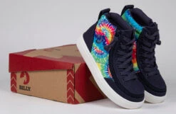 Navy Tie Dye BILLY Street High Tops -Billy BK22110 410 studio 2 940x614 19b69084 2e15 49bd 8dfa 4283239c6008