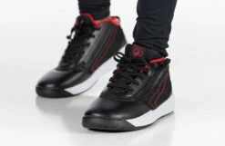 FINAL SALE - Black/Red BILLY Sport Hoop Athletic Sneakers -Billy BK22132 003 studio standing 2 940x614 83c5d00a 1913 421b 8120 3bb0fabd71a6