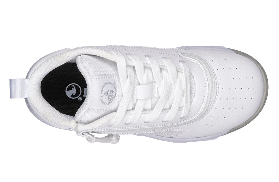 FINAL SALE - White BILLY Sport Hoop Athletic Sneakers 5 FINAL SALE - White BILLY Sport Hoop Athletic Sneakers - Image 3
