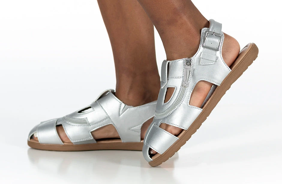 FINAL SALE - Silver BILLY Sandals 11 FINAL SALE - Silver BILLY Sandals - Image 9