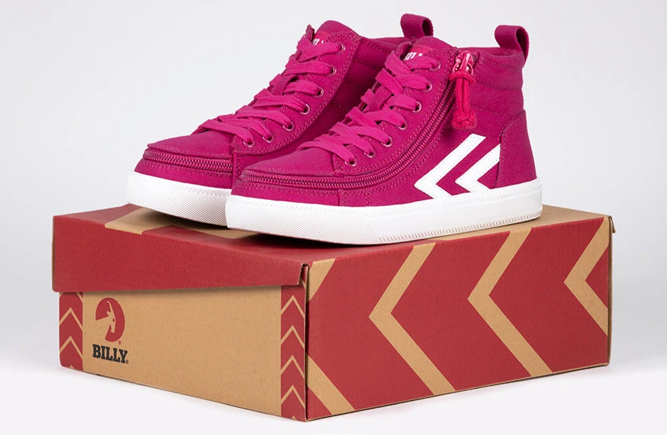 Fuchsia/White BILLY CS Sneaker High Tops 9 Fuchsia/White BILLY CS Sneaker High Tops - Image 7