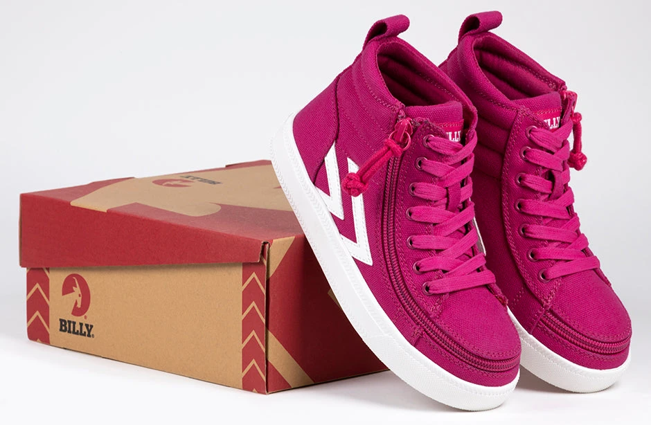 Fuchsia/White BILLY CS Sneaker High Tops 10 Fuchsia/White BILLY CS Sneaker High Tops - Image 8