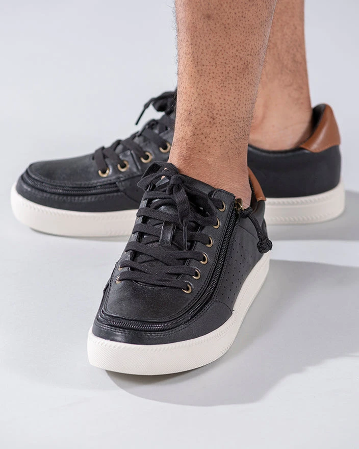 FINAL SALE - Men's Black BILLY Low Sneakers 9 FINAL SALE - Men's Black BILLY Low Sneakers - Image 7