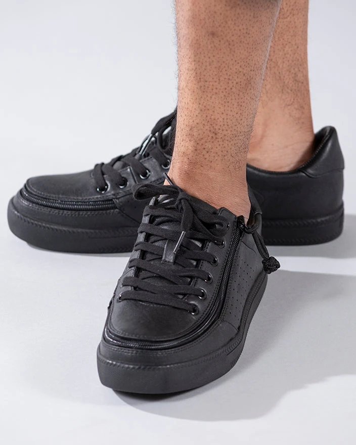 FINAL SALE - Men's Black To The Floor BILLY Low Sneakers 9 FINAL SALE - Men's Black To The Floor BILLY Low Sneakers - Image 7