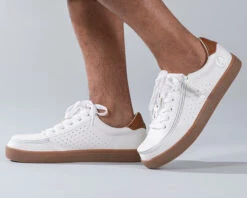 FINAL SALE - Men's White BILLY Low Sneakers -Billy BM20003 100 Studio1 880x704 1