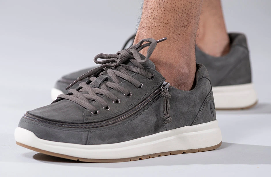 Men's Grey Suede BILLY Comfort Lows 9 Men's Grey Suede BILLY Comfort Lows - Image 7