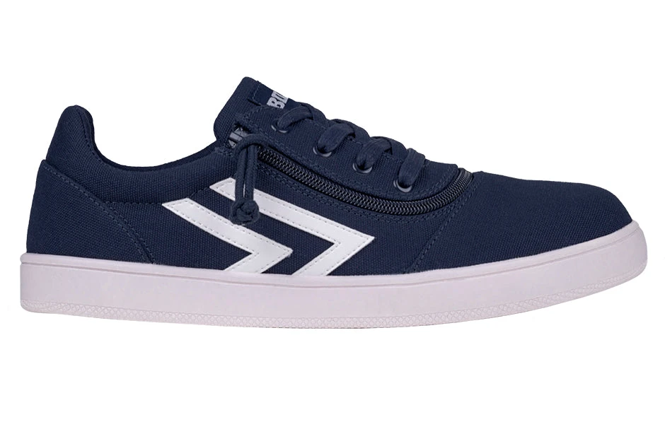Men's Navy/White BILLY CS Sneaker Low Tops 4 Men's Navy/White BILLY CS Sneaker Low Tops - Image 2