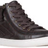 Men's Brown Leather BILLY Ten9 CS Sneaker High Tops 1 Men's Brown Leather BILLY Ten9 CS Sneaker High Tops -Billy BM22442 200 45 lateral 940x614 1435e1cf f611 44a0 b23f 34544f5bc8d0