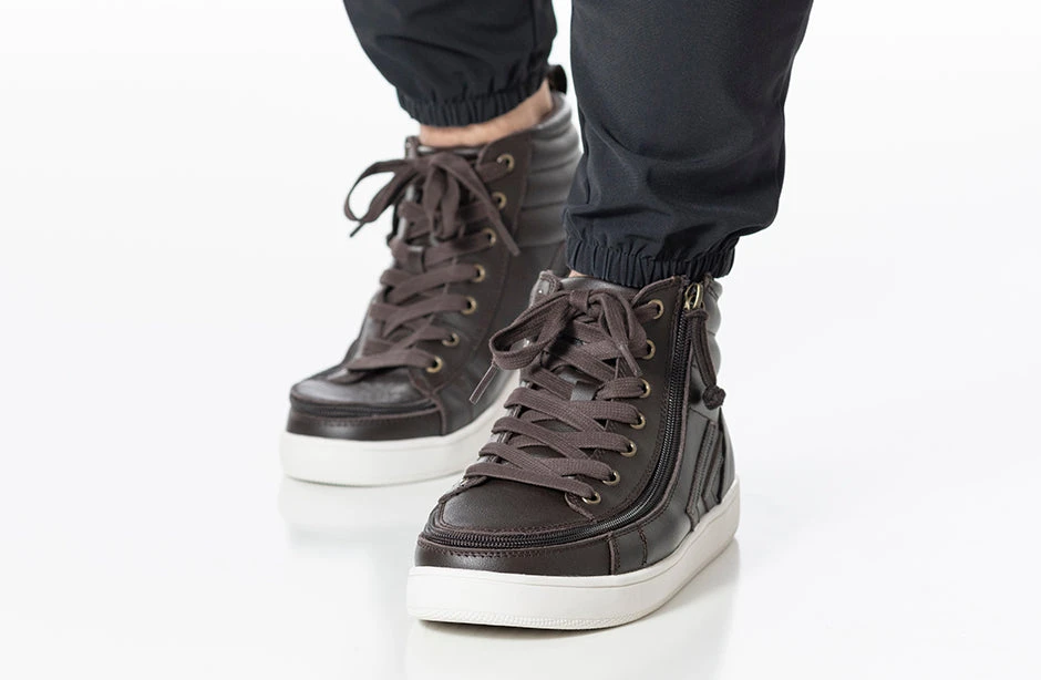 Men's Brown Leather BILLY Ten9 CS Sneaker High Tops 13 Men's Brown Leather BILLY Ten9 CS Sneaker High Tops - Image 11