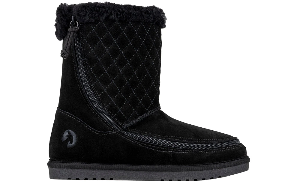 FINAL SALE - Women's Black BILLY Cozy Quilt Lux Boots 4 FINAL SALE - Women's Black BILLY Cozy Quilt Lux Boots - Image 2