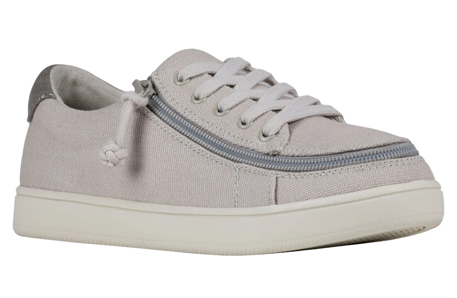 FINAL SALE - Women's Light Grey BILLY Sneaker Low Tops 3 FINAL SALE - Women's Light Grey BILLY Sneaker Low Tops