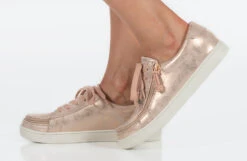 FINAL SALE - Women's Rose Gold BILLY Sneakers 20 FINAL SALE - Women's Rose Gold BILLY Sneakers -Billy BW22128 680 studio standing 1 940x614 833c42c2 3f44 4594 9c30 d067f971f69d