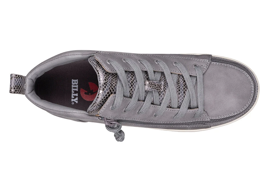 FINAL SALE - Women's Stone BILLY Sneaker Lace Mid Tops 6 FINAL SALE - Women's Stone BILLY Sneaker Lace Mid Tops - Image 4