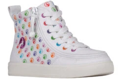 Rainbow Polka BILLY Classic Lace High Tops