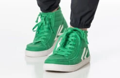 Men's Green/White BILLY CS Sneaker High Tops -Billy bm23142 320 studio standing 2 940x614 52632448628 o