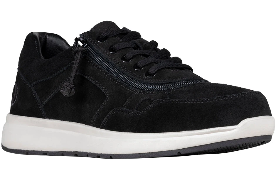 Men's Black Suede BILLY Comfort Joggers 3 Men's Black Suede BILLY Comfort Joggers