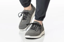 Men's Grey Suede BILLY Comfort Joggers -Billy bm23148 030 studio standing 2 940x614 52634250243 o