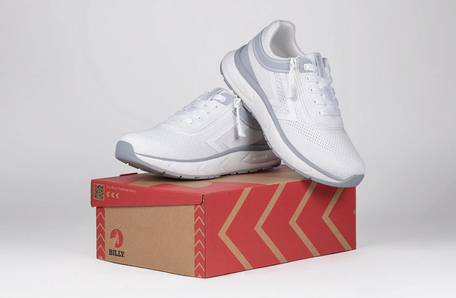 Women's White BILLY Sport Inclusion Too Athletic Sneakers 11 Women's White BILLY Sport Inclusion Too Athletic Sneakers - Image 9